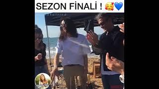 Sadakatsiz Sezon Finali kutlamalar Cansu Dere Melis Sezen Caner Cindoruk 