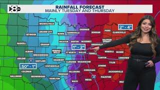 DFW Weather: Rain chances are high on Christmas Eve