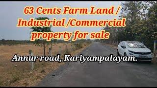 63 Cents Farm/Commercial Land for Sale | Prime Investment Near Sathy Road | Madesh Real Estate 