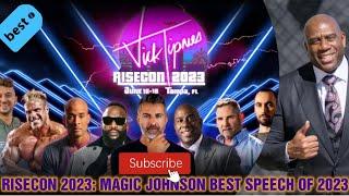 RISECON 2023: MAGIC JOHNSON SPEECH ON LIFE BUSINESS & BRAND #leadership #motivation #branding