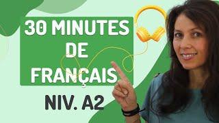 DIALOGUES EN FRANÇAIS Niveau A2 - [30 min.] (avec PDF!) 