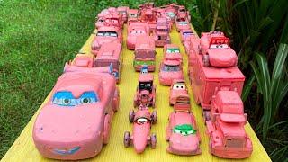 Clean up muddy minicars & disney pixar car convoys! Play in the garden