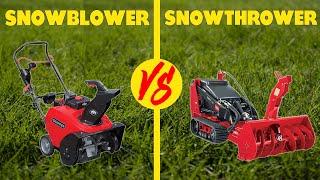 Snowblower vs Snowthrower: Breaking Down Their Differences (Which Is Better for You?)