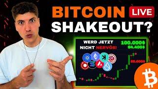  BITCOIN LIVE: SHAKEOUT? WAS PASSIERT JETZT?!