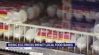 Rising Egg Prices Impact Local Food Banks