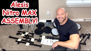 Alesis Nitro Max Electric Drum Kit Assembly & Tips!