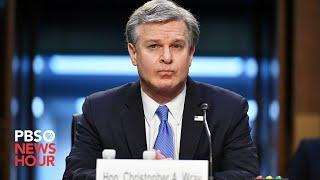 WATCH LIVE: Director Christopher Wray testifies on FBI budget
