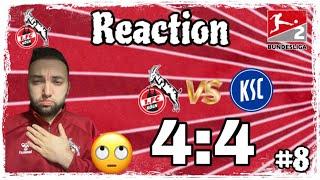 1. FC Köln vs. KSC 4:4! 3:0 Führung reicht nicht, bodenlose Defensive & bekannte Probleme #Reaction