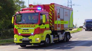 [GROẞBRAND in Ratingen] Einsatzfahrten der Feuerwehr Ratingen (+viel Pressluft & Bullhorn)