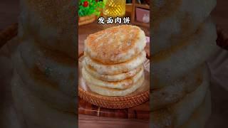 我真没想到，肉饼做成发面饼真的很好吃，外脆里嫩，营养十足，太香了【小青的菜】 #美食教程 #like #food #家常菜 #cooking #面食做法 #肉饼