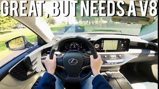 2024 Lexus LS 500h AWD - POV Review and Driving Impressions