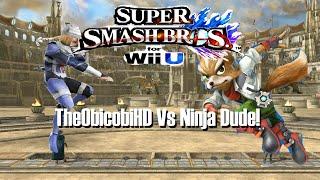 Super Smash Bros. Wii U - TheObicobiHD vs Ninja dude!