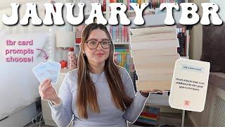 TBR CARD prompts choose my January READS ⭐️