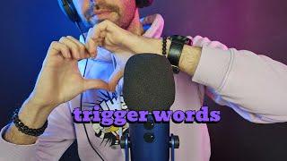 ASMR trigger words, soft spoken and whispered, for ultimate relaxation 