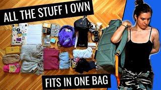 I'v been living out of a backpack for 8 yrs | Minimalist packing tutorial, one bag travel essentials