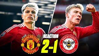 SUPER GARNACHO, Big Hojlund Goal...Needed Win For Ten Hag! | MAN UTD 2-1 BRENTFORD