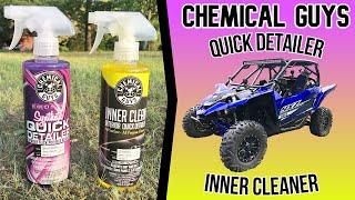 CHEMICAL GUYS SYNTHETIC QUICK DETAILER AND INNER CLEAN INTERIOR CLEANER REVIEW | SXS AND TRUCK TEST