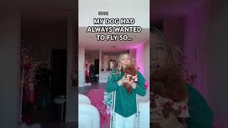 SHE FLEW!! #viralvideo #funny