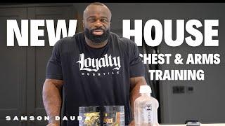 House Tour & Chest and arms workout | Samson Dauda