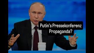 Propaganda Show? Putin´s Pressekonferenz