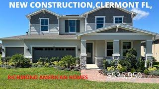 RICHMOND AMERICAN HOMES, AMMOLITE MODEL, CLERMONT FLORIDA, 3 BED, 3 BATH, 3,030SQFT, $535,950