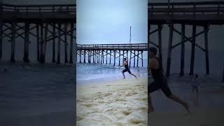 Balboa Pier Newport Beach California‍️Skimboarding #shorts #oceansounds