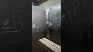 Fab shop welding #weldingforbeginners #pipewelder #fabshop #welding