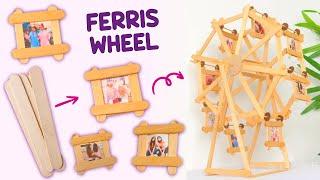 DIY FERRIS WHEEL - POPSICLE STICKS CRAFTS - BFF PHOTO ALBUM