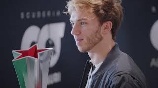 Scuderia AlphaTauri driver Pierre Gasly, visits his team's factory in Faenza, Italy.