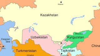 Kazakhstan, Uzbekistan, Turkmenistan,Tajikistan & Kyrgyzstan