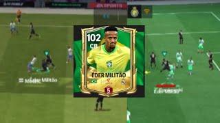 THIS BRAZIL CB IS SO GOOD|102 RATED EDER MILITAO|CB GAMEPLAY|FC MOBILE