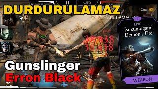 BU KARAKTERİ DURDURMAK İMKANSIZ | A'dan Z'ye #20 | Gunslinger Erron Black Oynanış | Mk Mobile