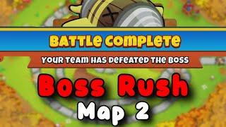 BTD6 Boss Rush Tutorial | Easy 120 Boss Pops | Map 2