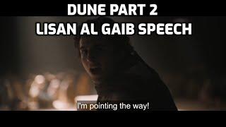 DUNE Part 2 - Paul Atreides Speech , 1440p High Quality