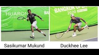 Mukund Sasikumar d Lee Duck-hee : Highlights - Bangkok challenger