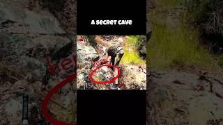 Treasure Hunter Discovers a Hidden Cave Deep in the Wilderness #treasure #shorts