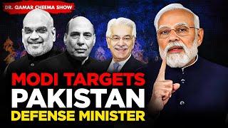 PM Modi & Shah Target Pak Defense Minister who Says Pak is with Congress & National Conf in Kashmir