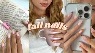 "back to school" FALL nails   | gel x nail tutorial, beginner friendly, MODELONES unboxing