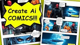 Create Epic Ai Comics with Consistent Characters! - Full Course