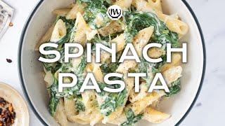 15-Minute Spinach Pasta