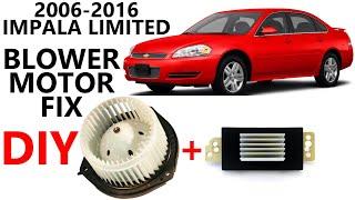 How To Replace Blower Motor & Resistor 2006-2016 Impala Limited - Troubleshooting & Tips