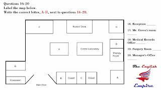 IELTS Listening Map with Answers - Healthy Hearing Medical Clinic and Surgery