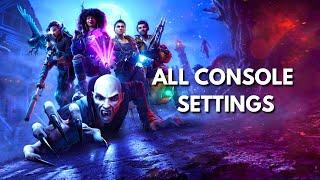 REDFALL All console settings