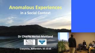 Crazywise 2016: Charlie Heriot-Maitland (with powerpoint)