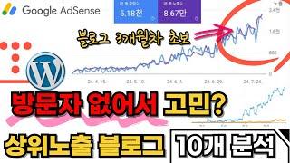 성장하는 블로그 10개 분석｜애드센스 블로그,공개하면 공격받을까?  (ft. 무효트래픽, 광고 게재제한)