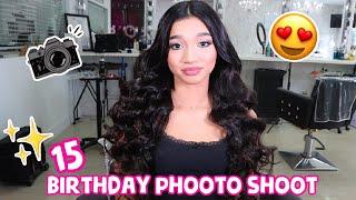 JASMINE'S 15TH BIRTHDAY PHOTO SHOOT BEHIND THE SCENES!