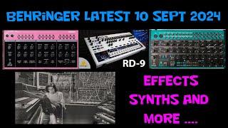 Latest Behringer News 10 September 2024