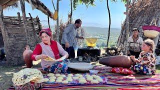 Busy Day in Mountain: Building a Wooden Oven & Baking Bread and Buttermilk on it