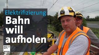 Elektrifizierung von Bahnstrecken: Die Bahn unter Strom | Abendschau | BR24