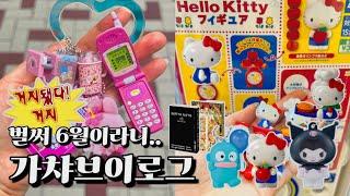 6월 가챠 브이로그⏰재출시 정보 없었잖아???
